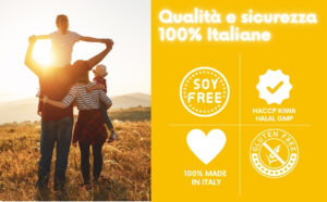 Qualità 100% Italiana, Vegan OK, No Soia, No Lattosio, No Eccipienti